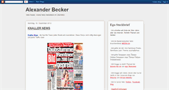 Desktop Screenshot of 2axbecker.blogspot.com
