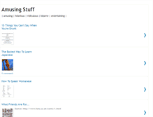 Tablet Screenshot of amusing-stuff.blogspot.com