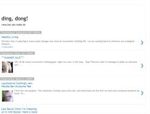 Tablet Screenshot of dingdonginthecity.blogspot.com