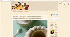 Desktop Screenshot of dulcepampa.blogspot.com