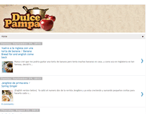 Tablet Screenshot of dulcepampa.blogspot.com