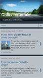 Mobile Screenshot of cafecrumble.blogspot.com