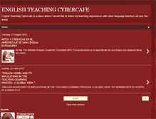 Tablet Screenshot of englishteachingcybercafe.blogspot.com