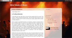 Desktop Screenshot of mindmadeofmusic.blogspot.com