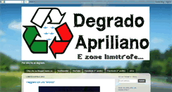 Desktop Screenshot of degradoapriliano.blogspot.com