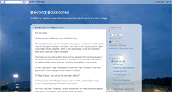 Desktop Screenshot of beyondboxscores.blogspot.com