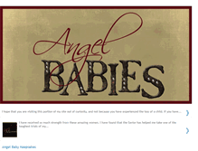 Tablet Screenshot of latterdaykeepsakesangelbabies.blogspot.com