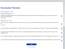 Tablet Screenshot of mustaqbalpakistan.blogspot.com