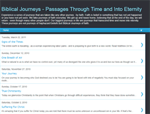 Tablet Screenshot of biblicaljourneys.blogspot.com