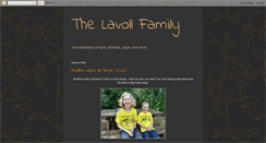 Desktop Screenshot of lavollfamily.blogspot.com