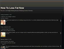 Tablet Screenshot of howtolosefatnow.blogspot.com