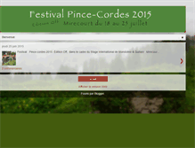 Tablet Screenshot of pince-cordes.blogspot.com