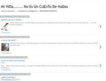 Tablet Screenshot of mividanoesuncuentodehadas.blogspot.com