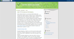 Desktop Screenshot of matrixnmediasolution.blogspot.com