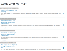 Tablet Screenshot of matrixnmediasolution.blogspot.com