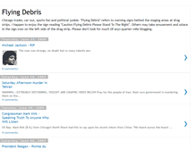 Tablet Screenshot of flyingdebris.blogspot.com