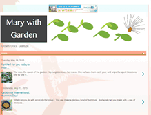 Tablet Screenshot of marywithgarden.blogspot.com