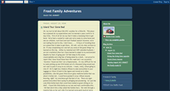 Desktop Screenshot of frostfamilyadventures.blogspot.com