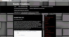 Desktop Screenshot of kaoticcreations.blogspot.com