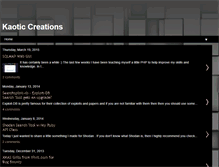 Tablet Screenshot of kaoticcreations.blogspot.com