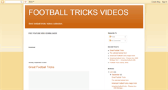 Desktop Screenshot of footballtrickvideos.blogspot.com