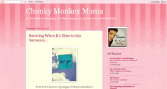 Desktop Screenshot of chunkymonkeymama.blogspot.com