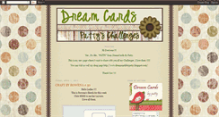 Desktop Screenshot of dreamcardschallenges.blogspot.com