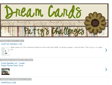 Tablet Screenshot of dreamcardschallenges.blogspot.com