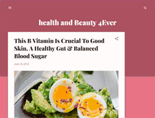 Tablet Screenshot of healthandbeauty4ever.blogspot.com