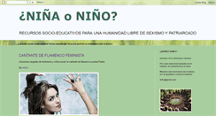 Desktop Screenshot of igualdaddegeneroenlauniversidad.blogspot.com