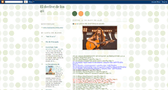 Desktop Screenshot of eldeclivedelos40.blogspot.com