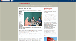 Desktop Screenshot of learneradult.blogspot.com