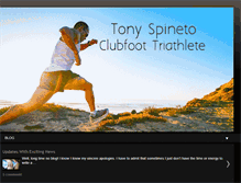 Tablet Screenshot of clubfootathlete.blogspot.com