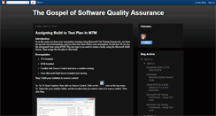 Desktop Screenshot of gospelofsqa.blogspot.com