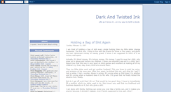 Desktop Screenshot of darkandtwistedink.blogspot.com