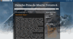 Desktop Screenshot of dercho-pena-de-muerte-tercero-6.blogspot.com