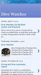 Mobile Screenshot of divewatches.blogspot.com