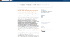 Desktop Screenshot of gatedonlinecommunities.blogspot.com