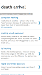 Mobile Screenshot of death-arrival.blogspot.com