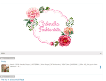 Tablet Screenshot of cinderellafashionista.blogspot.com