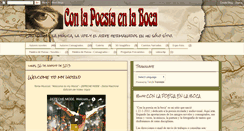 Desktop Screenshot of conlapoesiaenlaboca.blogspot.com