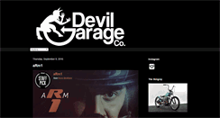 Desktop Screenshot of devilgarageco.blogspot.com