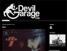 Tablet Screenshot of devilgarageco.blogspot.com