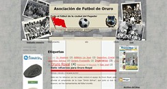 Desktop Screenshot of futboldeoruro.blogspot.com