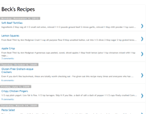 Tablet Screenshot of becksrecipes.blogspot.com