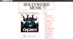 Desktop Screenshot of hollyweirdmusic.blogspot.com