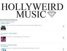 Tablet Screenshot of hollyweirdmusic.blogspot.com