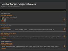 Tablet Screenshot of bubuhanbanjar-belajarmehalabiu.blogspot.com