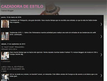 Tablet Screenshot of cazadoradeestilo.blogspot.com