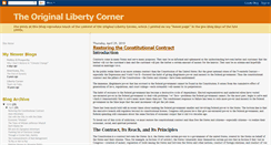 Desktop Screenshot of originallibertycorner.blogspot.com